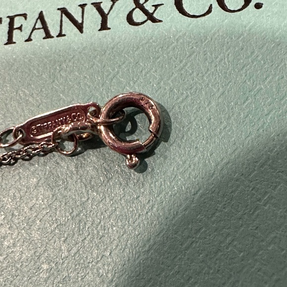 SOLD Auth Return to Tiffany & Co Devil charm w/ blue enamel horns & 16” chain - Picture 10 of 12